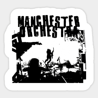 manchester orchestra live on saburay Sticker